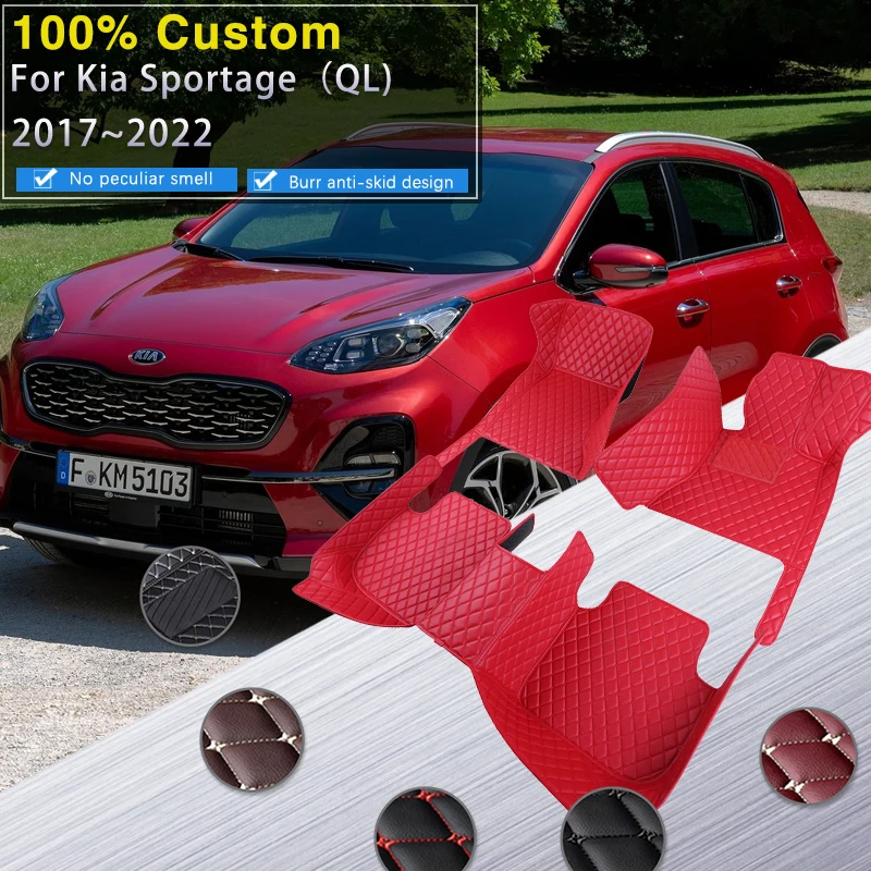 Автомобильные коврики для Kia Sportage QL MK4 2017 ~ 2022 коврик с защитой от грязи роскошный