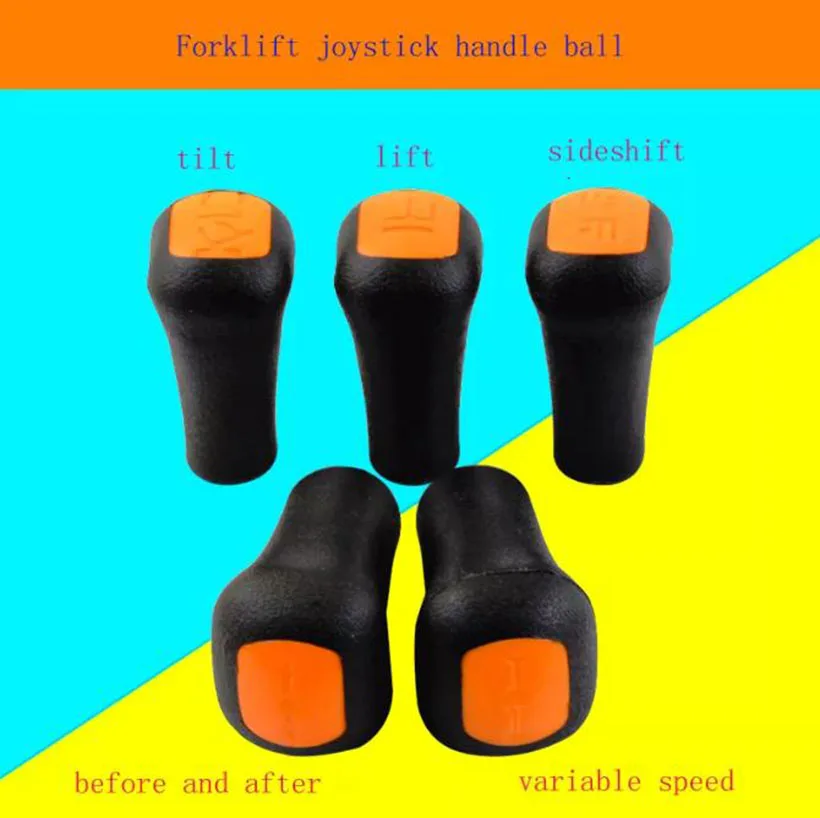 

1set Forklift Tilt Joystick Handball Forklift Lift/Lift Handle Head Forklift Shift Ball HandleSilk Tooth M10*1.5
