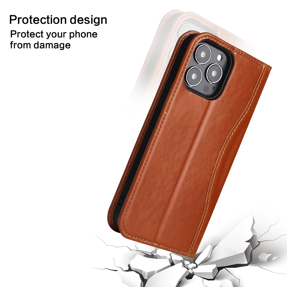 Роскошный держатель наличных из натуральной кожи для iPhone 13 12 11 14 Pro Max XS XR 8 7 Plus Mini SE сумочка мягкой обложкой.