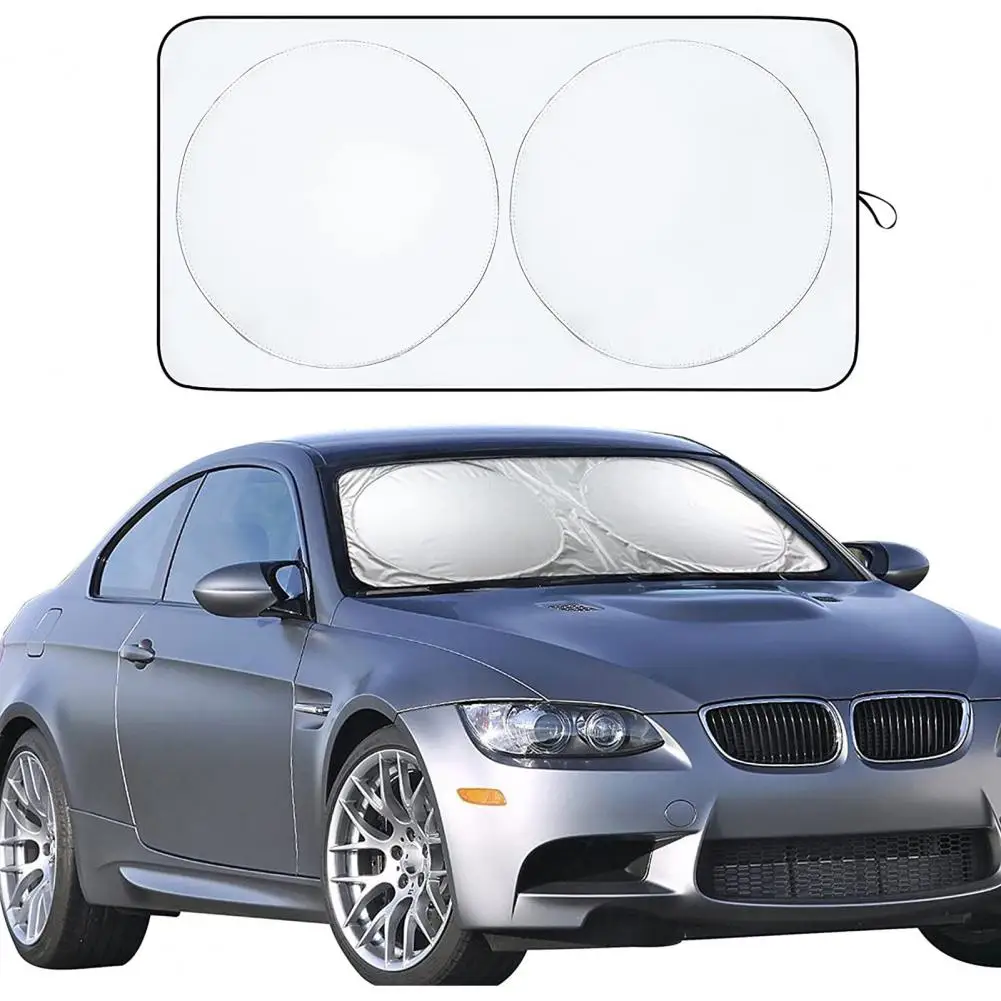 

Car Sunshade Reliable Reusable Light Blocking Automotive Interior Accessories Windshield Sun Visor Windshield Sunshade