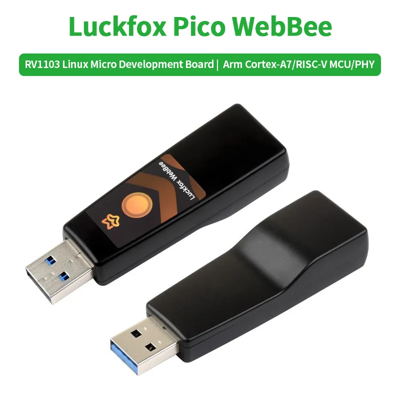 Luckfox Pico WebBee RV1103 Linux Микро-плата разработки включает руки Cortex-A7/RISC-V MCU/PHY Ethernet-порт с