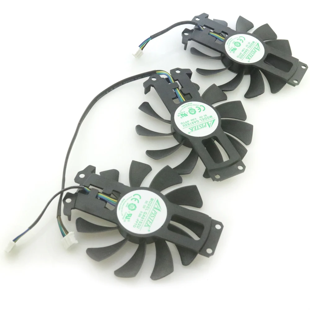 Фото 3 шт./лот GA81S2U 12V 0.38A 40*40*40 мм 4-контактный вентилятор охлаждения для видеокарты ZOTAC GTX 980-4GD5 AMP HA №4
