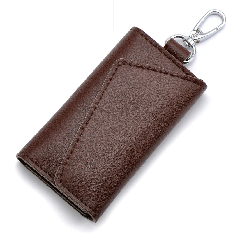 

Cow Minimalist car Fanny pack Key wallet Butler Bag Mini Card Bag Leather Long key chain Man holder Organizer Bag