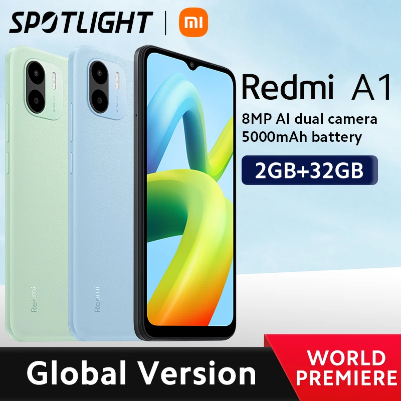 Kup Xiaomi Redmi A1 Wersja Globalna Smartfon 2GB RAM 32GB ROM MTK Helio A22 8MP Aparat Telefon Komórkowy 5000mAh Bateria A 1 Telefon Komórkowy Kup Xiaomi Redmi A1 Wersja Globalna Smartfon 2GB RAM 32GB ROM MTK Helio A22 8MP Aparat Telefon Komórkowy 5000mAh Bateria A 1 Telefon Komórkowy