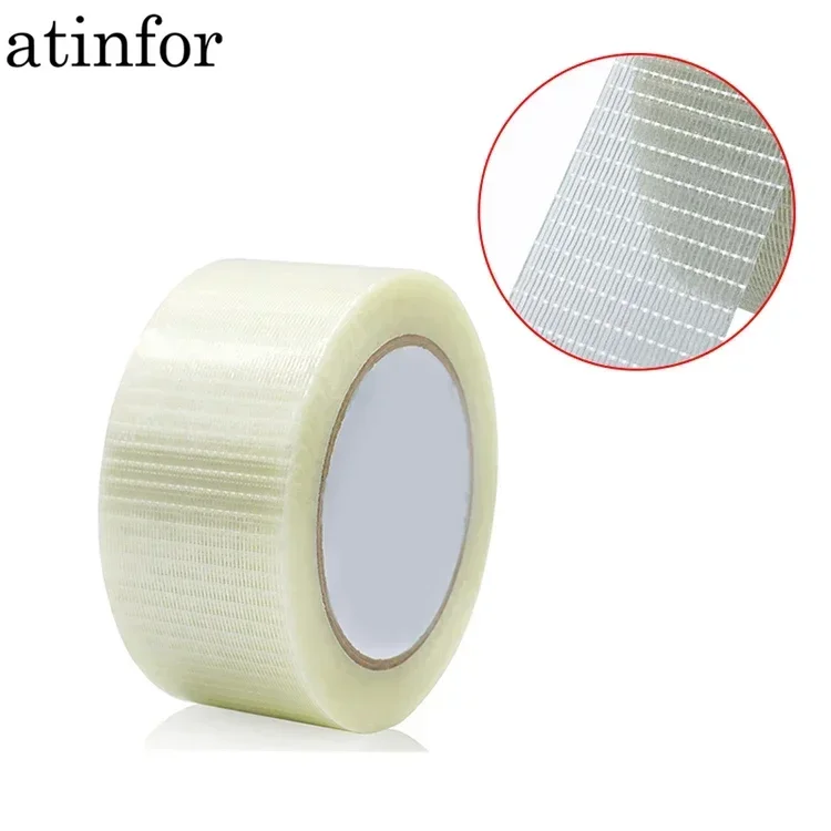 Прозрачная Стекловолоконная лента atinfor50M/R шириной 10-100 мм усиленная для связки