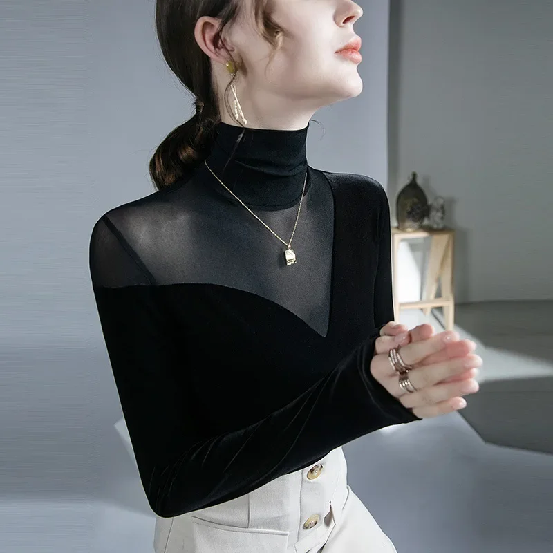 

HIgh Quality 2023 Women T-shirt Grenadine Style Design Female Autumn Sexy Crop Top Clothes Casual Fashion Blouses Grace Meeting
