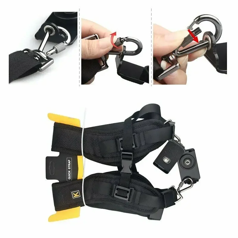 Портативный двойной плечевой ремень для цифровой зеркальной камеры DSLR Canon Nikon Sonys