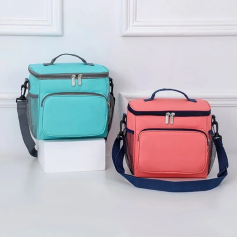 

Picnic Lunch Bag Oxford Cloth Insulation Bag Outdoor Lunch Box Bag Ice Pack Thermal Bag for Women Men Picnic Basket