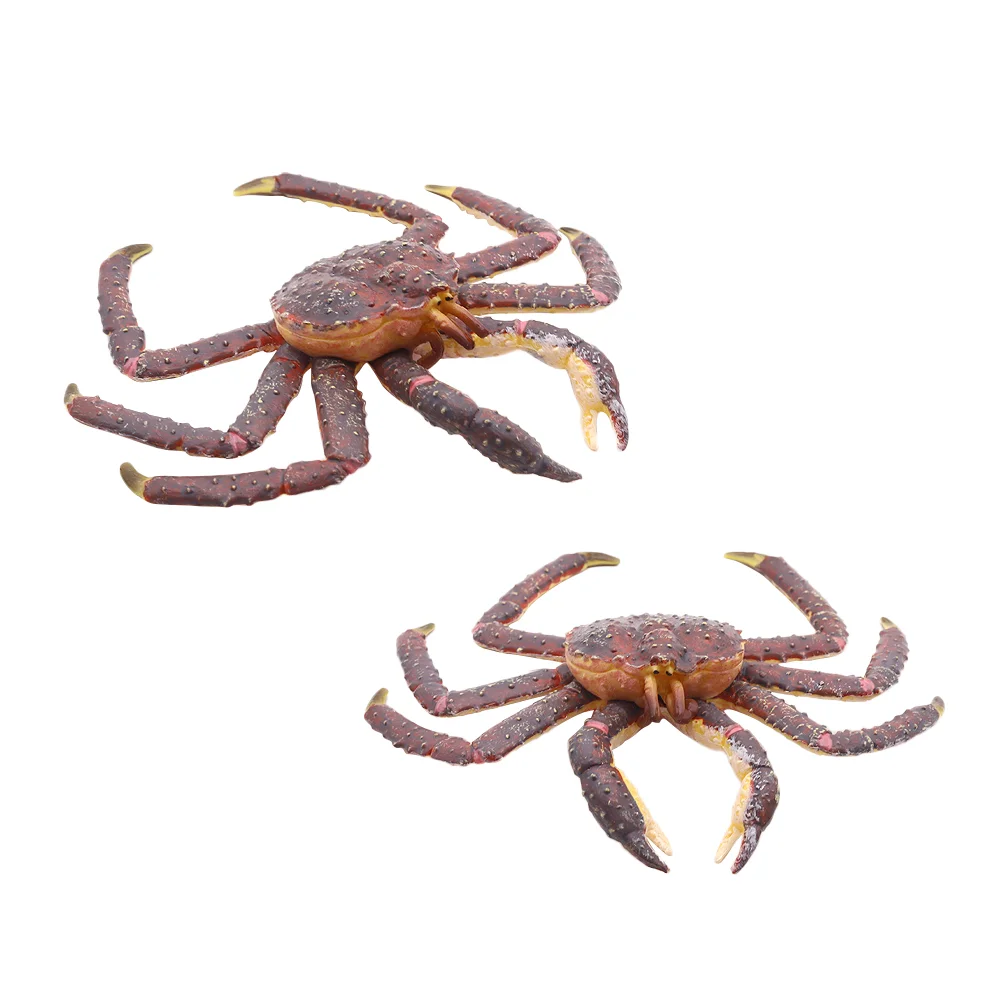 

Simulation Crab Model Plastic Toy Decoration Children's Pretty Marine Animals Simulated Emulated Ocean Ornament Adorable Sea