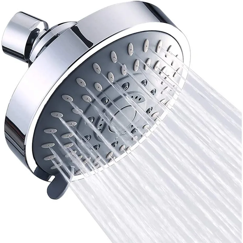 

4 Inch Concealed Water-saving Pressurized Top Shower Head 5 Functions Hotel Bathroom Shower Rainfall Top Spray Shower Nozzle