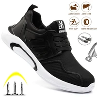 new indestructible shoes for men safety shoes puncture proof anti puncture anti smash work shoes protective security boots