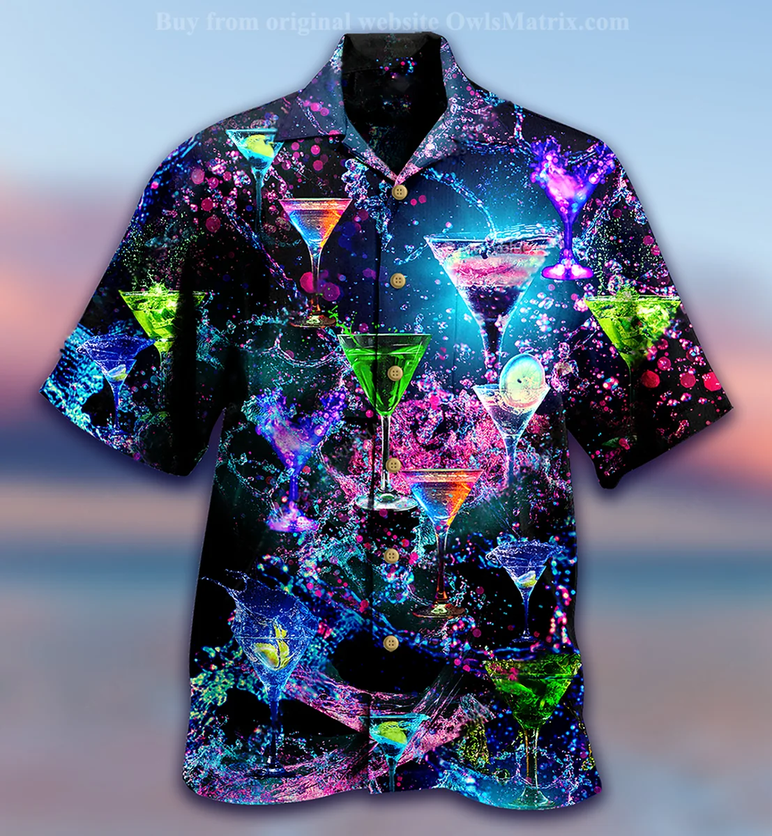 Camisa hawaiana de manga corta para hombre, camisa hawaiana 3d con estampado de gran tamaño, para playa y vacaciones de verano, novedad de 2022