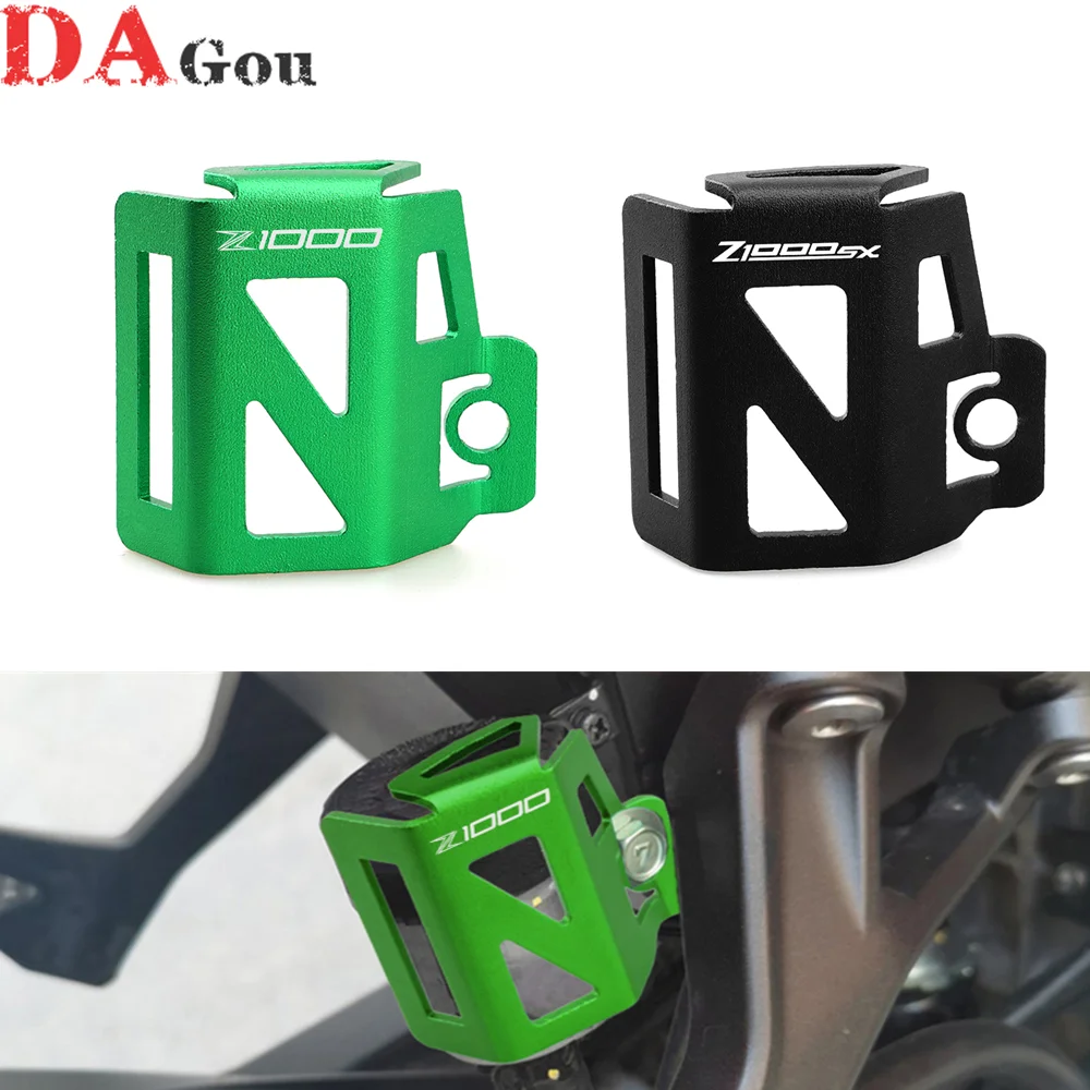 

2022 New Frosted High quality Motorcycle Rear Fluid Reservoir Guard Cover Oil Cap Protector For Kawasaki Z1000 Z1000SX Z 1000 SX