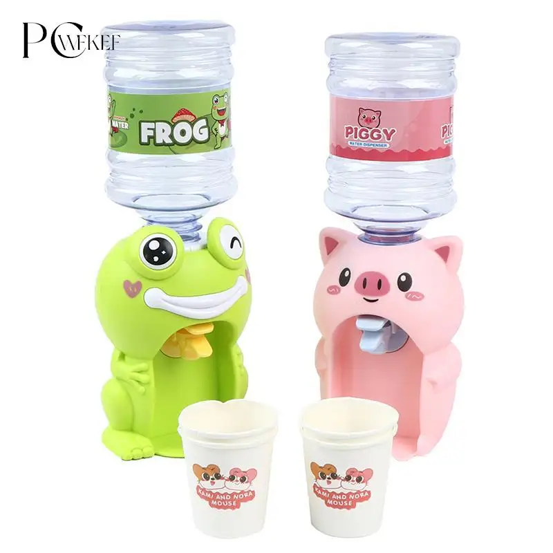 Mini Cartoon Drink Water Dispenser Toy Kitchen Play House To