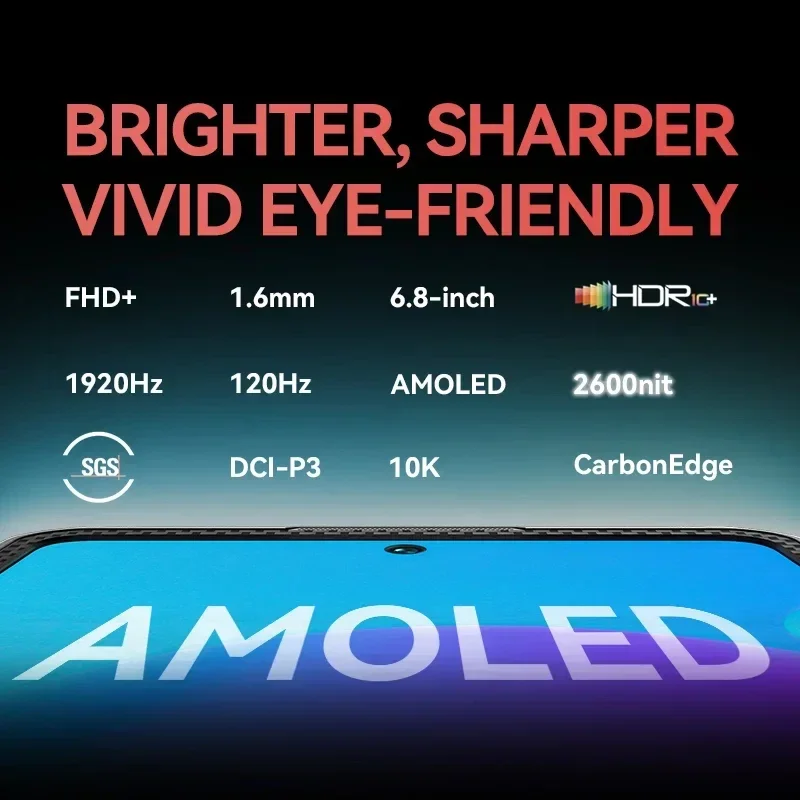 Фото Прочный смартфон IIIF150 Air2 Ultra 6,8 дюйма 5G, 16 ГБ + 512 ГБ, 108 МП, камера, 64 МП, ночное видение, ультратонкие мобильные телефоны Android 13 №5