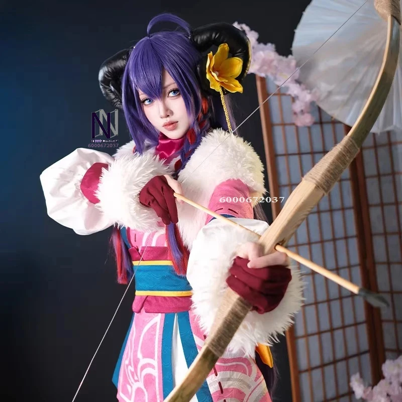 Фото Костюм для косплея персонажа игры ABC123 Hot Game Character Spirit Blossom, аниме-костюм Kindred, униформа для ролевых игр, платье, наряд для женщин, взрослых, Comix,3;b'2. №2