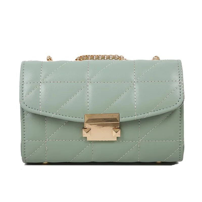 

Shoulder Tote Women's Bag 2022 Trend Pu Female Aesthetic Fashion Chain Lingge Luxury Designer Bags for Women Crossbody Handbag