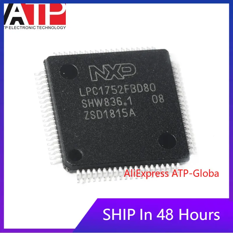 

ATP 1-100 Pieces LPC1754FBD80 LQFP-80 LPC1754 Microcontroller Chip IC Integrated Circuit Brand New Original in stock