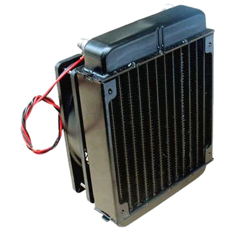 

80 мм, алюминиевый радиатор с водяным охлаждением 120, может быть оснащен 120 вентиляторами, компьютерное охлаждение