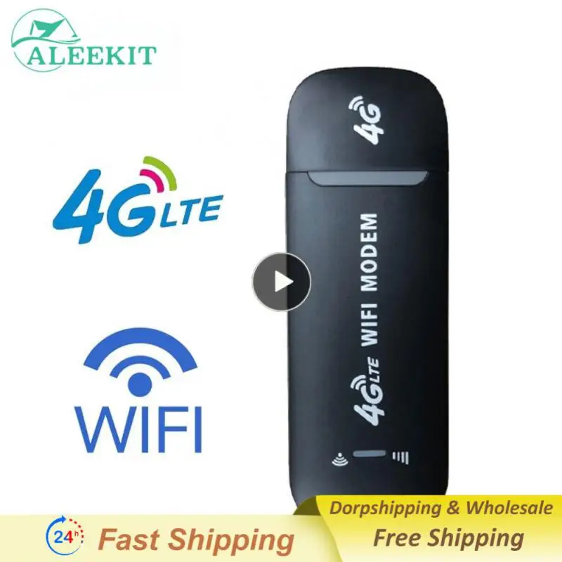 

1~8PCS LTE Wireless USB Dongle 150Mbps Modem Stick Sim Card Router Network Card Portable Wireless WiFi Adapter 4G Card Router