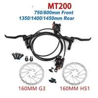 mt200 bicycle brake 80013501450mm mountain mtb bicycle hydraulic disc brake kit with g3hs1 rotor 160mm