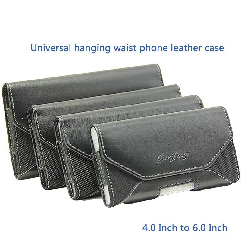 

Hot Sale Fashion Double Layer Canvas Coin Key Card Holder Phone Cover Case Waist Bag for 4.0/4.7/5.0/5.5/6.0 inch Mobile Phone