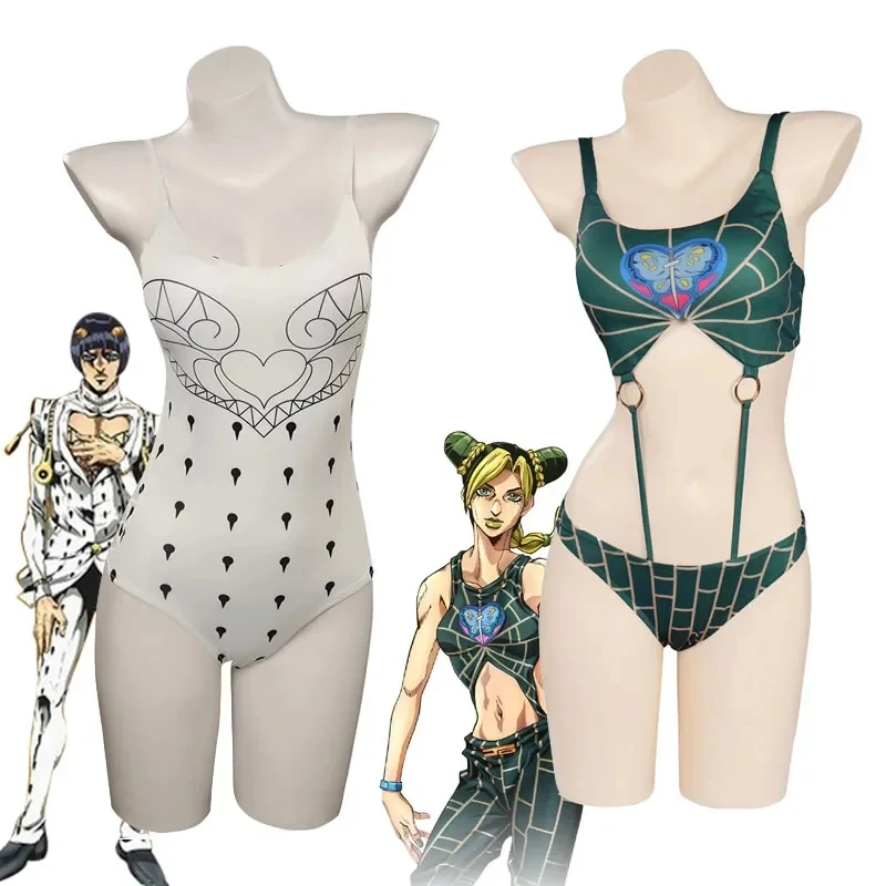 Фото 2026 JoJo's Bizarre Adventure STONE OCEAN: Костюм для косплея Джолин Куджо (купальник), наряды для Хэллоуина и карнавала S2L4Z №2