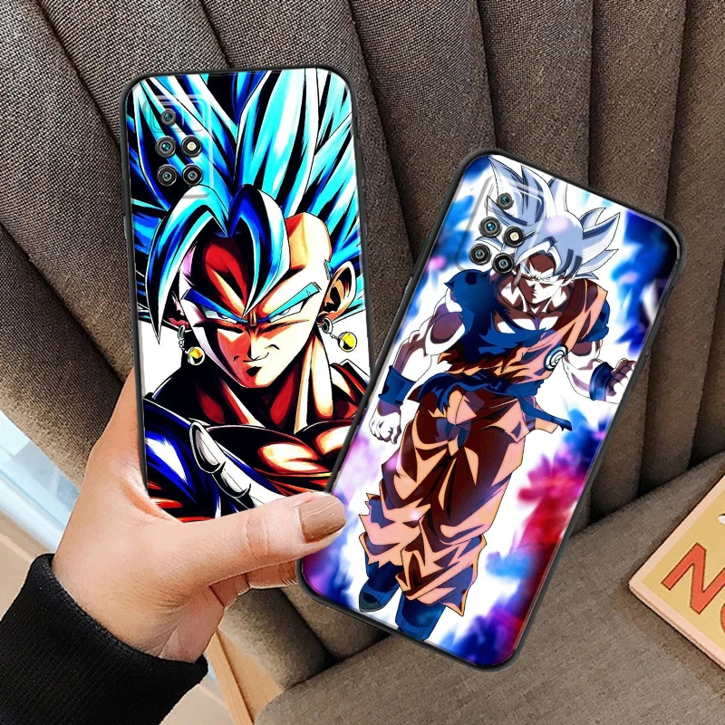 

Dragon Ball Super Saiyan For Xiaomi Redmi 10 Phone Case Protect Liquid Silicon Soft Black Silicone Cover Coque