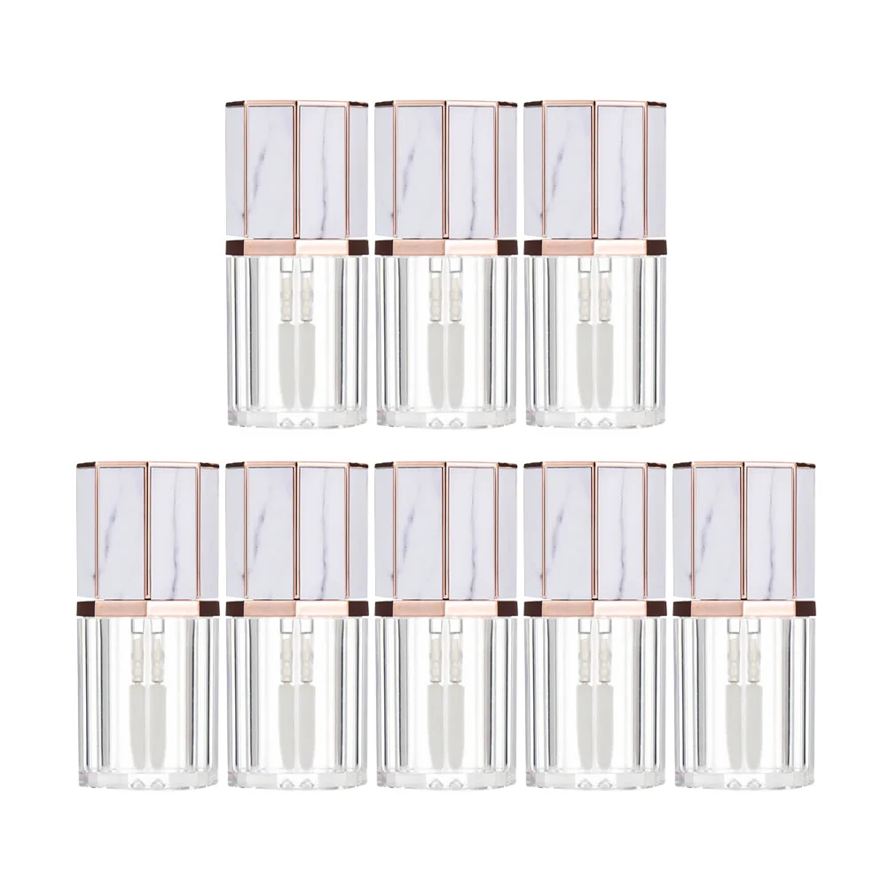 

8pcs Lip Gloss Bottles Useful Small Lip Gloss Container Lip Tube for Ladies Female