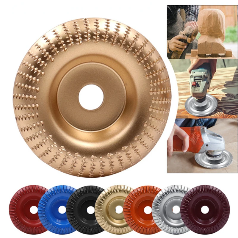 

16/22mm Angle Grinder Wood Carving Disc Polish Woodworking Tools Wood Grinding Wheel for Sharpening Polishing Sanding Disc 125mm