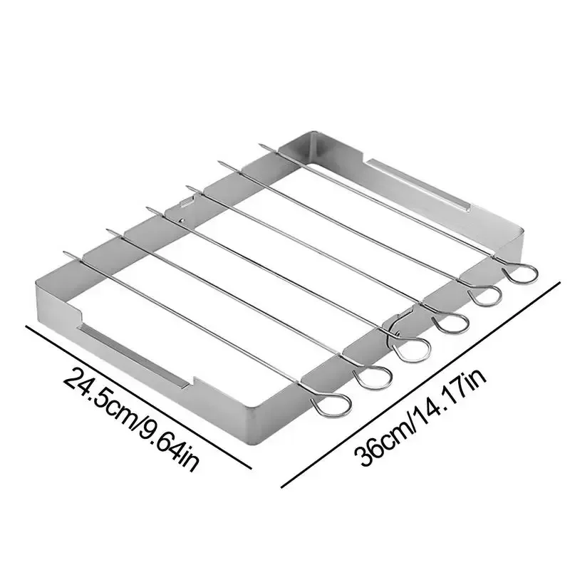 Решетка-гриль для кемпинга из нержавеющей стали сетчатые подставки квадратная