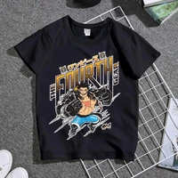 fashion and comfortable boys t shirt one piece monkey d luffy personality cartoon printing boys and girls short sleeved t shirt