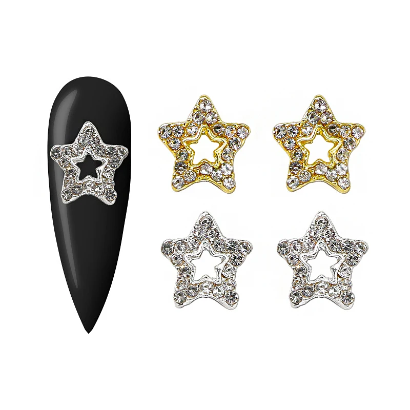 

20 шт., блестящие аксессуары для дизайна ногтей