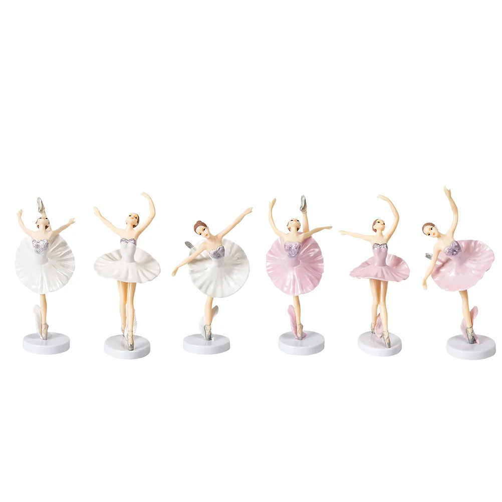 

Cake Girl Figurines Figurinedecorations Dancing Birthday Balletornament Decor Girlsgift Dancer Decoration Adorable Crafts Party