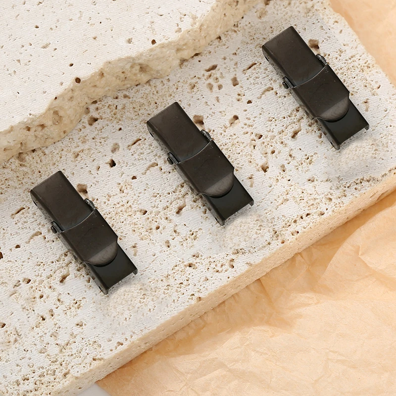 Stainless Steel Clasp Bracelets Connector End Clasp for Flat Leather Cord Connector DIY Bracelet Jewelry Making Accessories