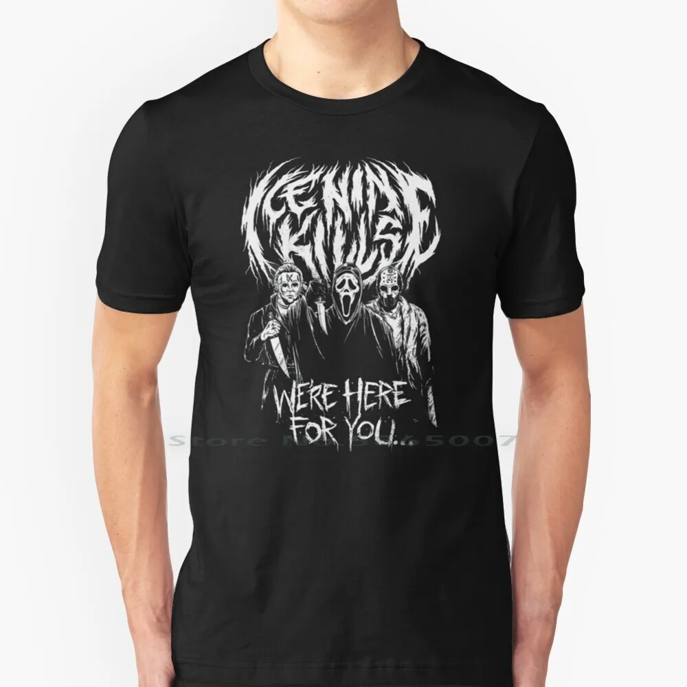

Best Design-Logo T Shirt 100% Cotton Emo Metalcore Hardcore Punk Horror Heavy Metal Ice Nine Kills Album Ice Nine Kills Logo