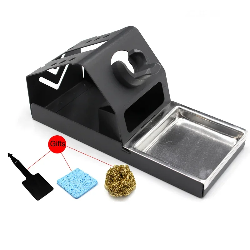 Антистатический металлический кронштейн для паяльника, подставка, держатель паяльной станции для T 12, Bakon 9501, инструмент для пайки BGA, сварочный инструмент