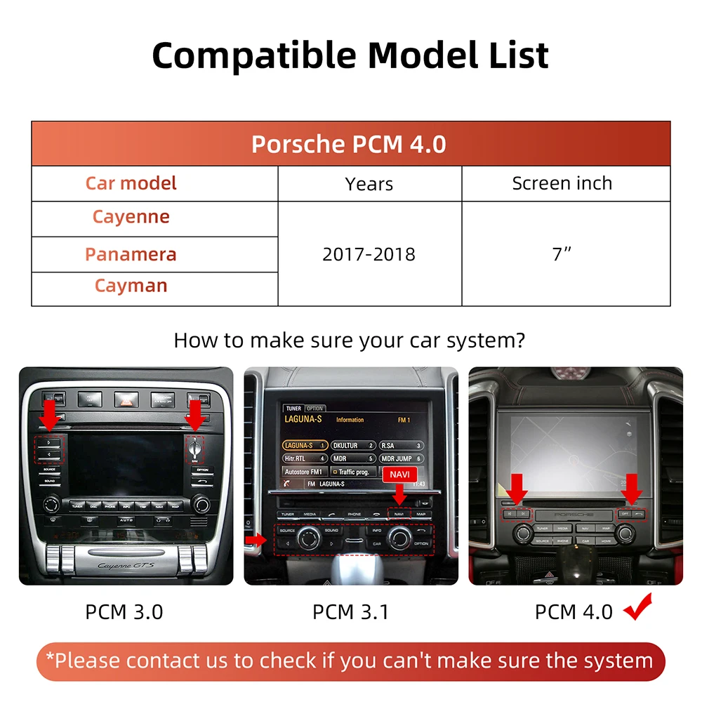 

Беспроводной автомобильный модуль Carplay Android для Porsche Cayenne Macan 911 PCM 4,0 2017-2018 Mirror-Link