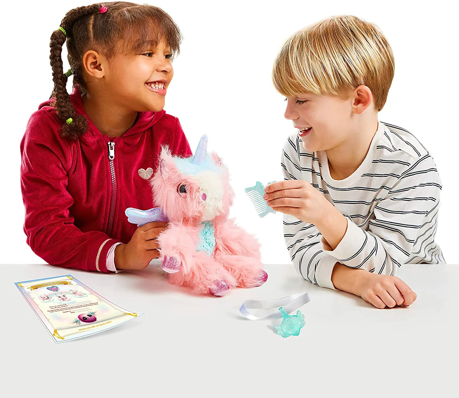 Мягкие игрушки в ванную Little Live Feisty Pet Pegacorn Scruff a Luvse для детей-хаггл-петов, животных для обнимания для девочек на Рождество.