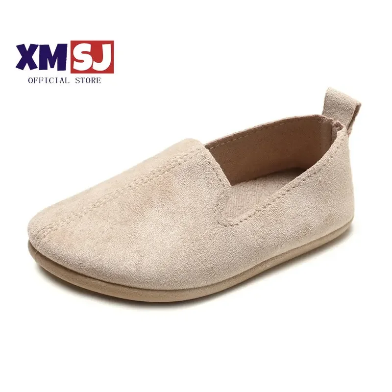 

Spring Four Colors Boys Girls Moccasin Loafer Casual Convenient Comfortable Soft Bottom Flats For Kids Toddler Baby Shoes 22-33