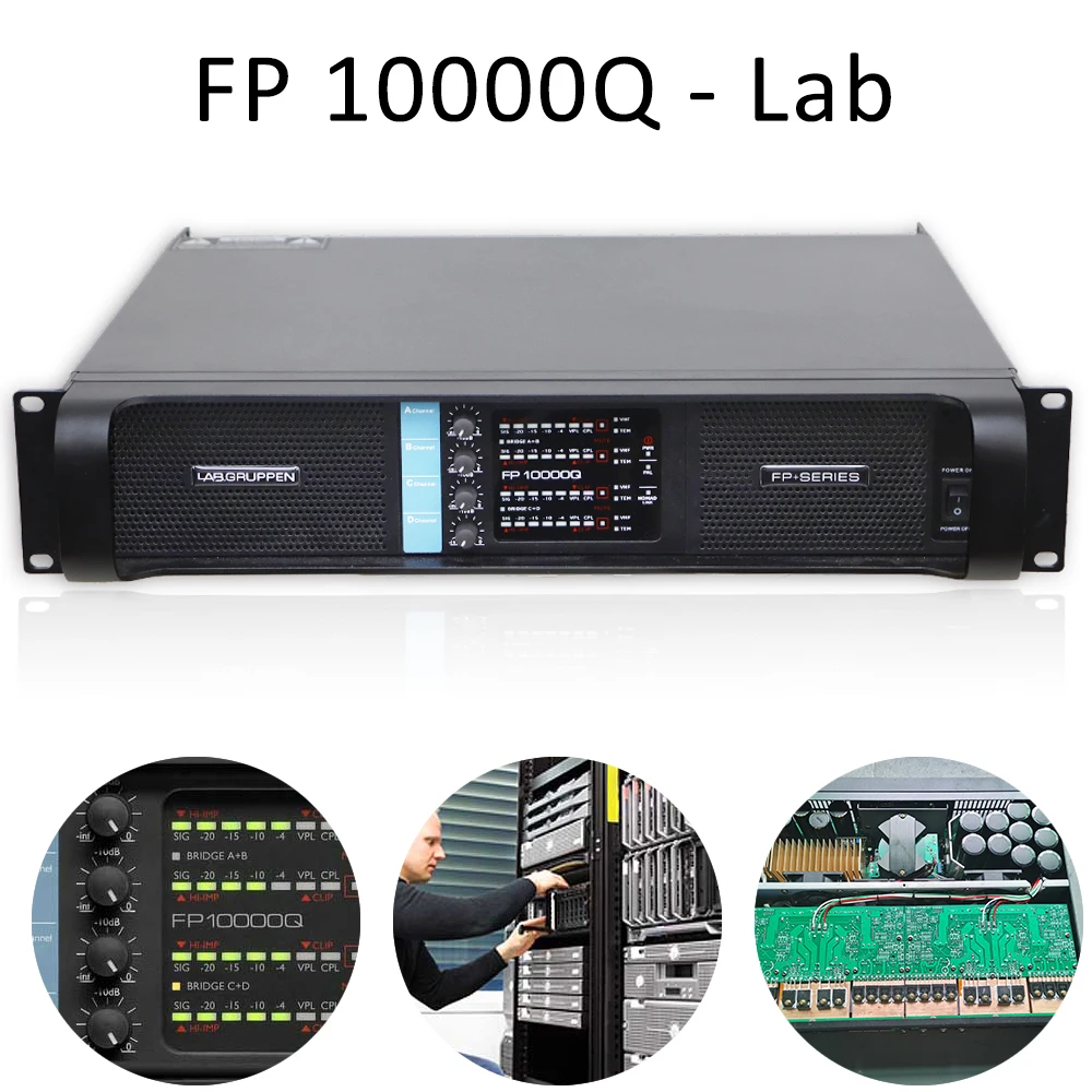 Профессиональный усилитель мощности звука 4x1350 Вт 10000 4 канала FP10000Q лаборатория
