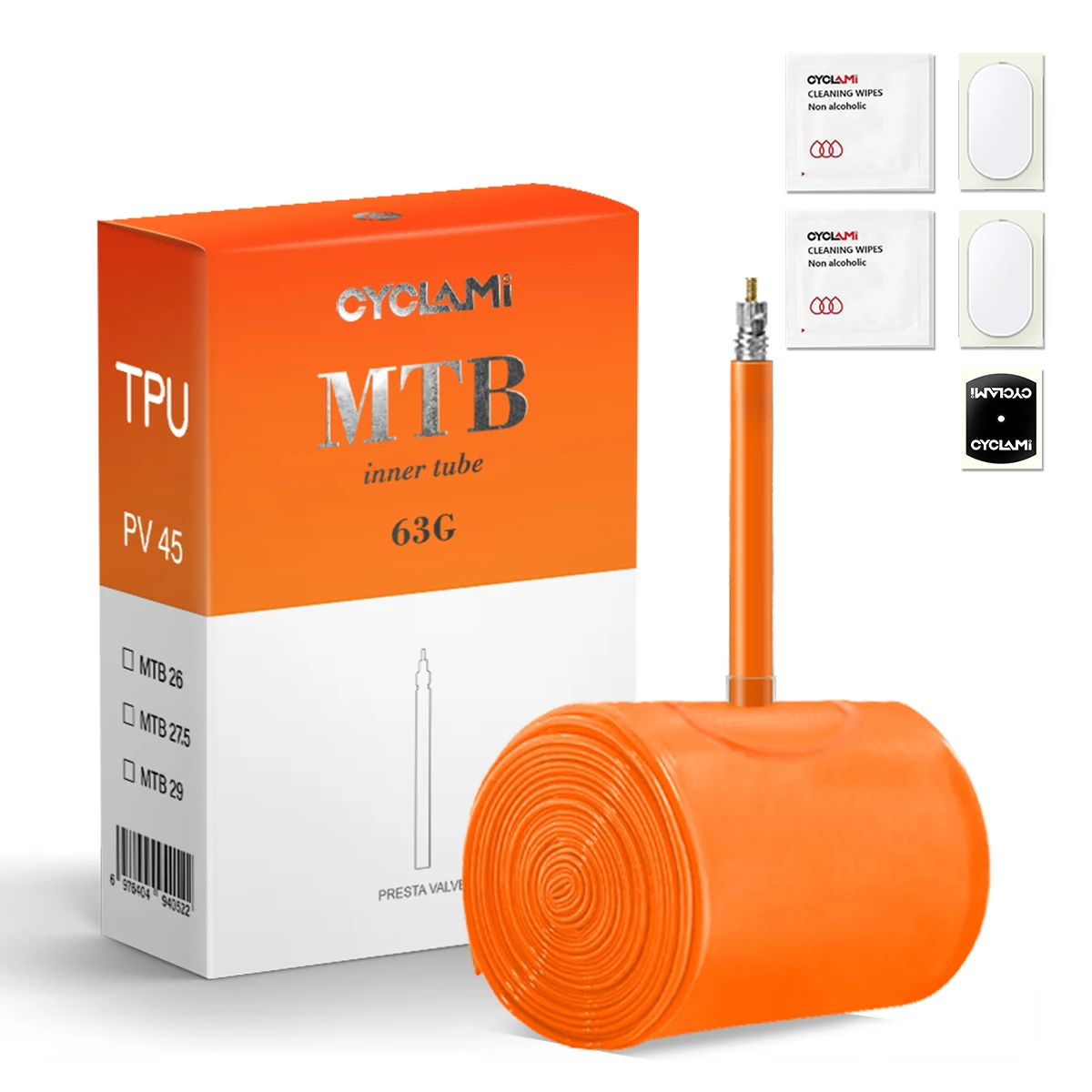 Сверхлегкая велосипедная внутренняя трубка CYCLAMI MTB26 27 5 29 дюймов шина из