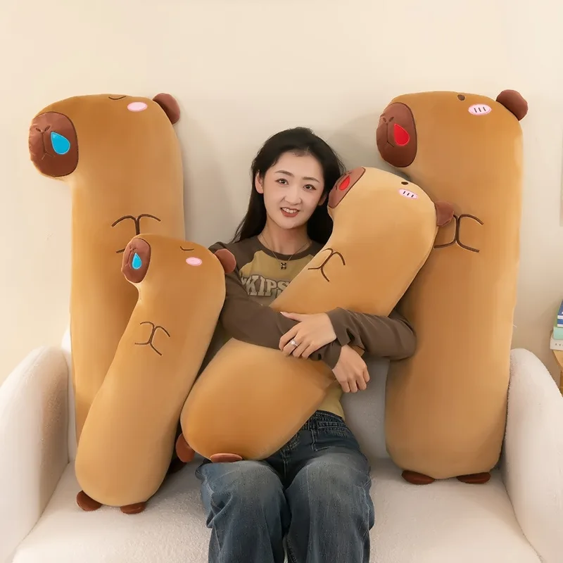 Подушка плюшевая капибара 65/85/105 см