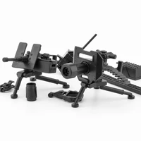 new modern army figures military gatling weapons accessories building blocks military m2 heavy machine guns m2hb mini bricks toy