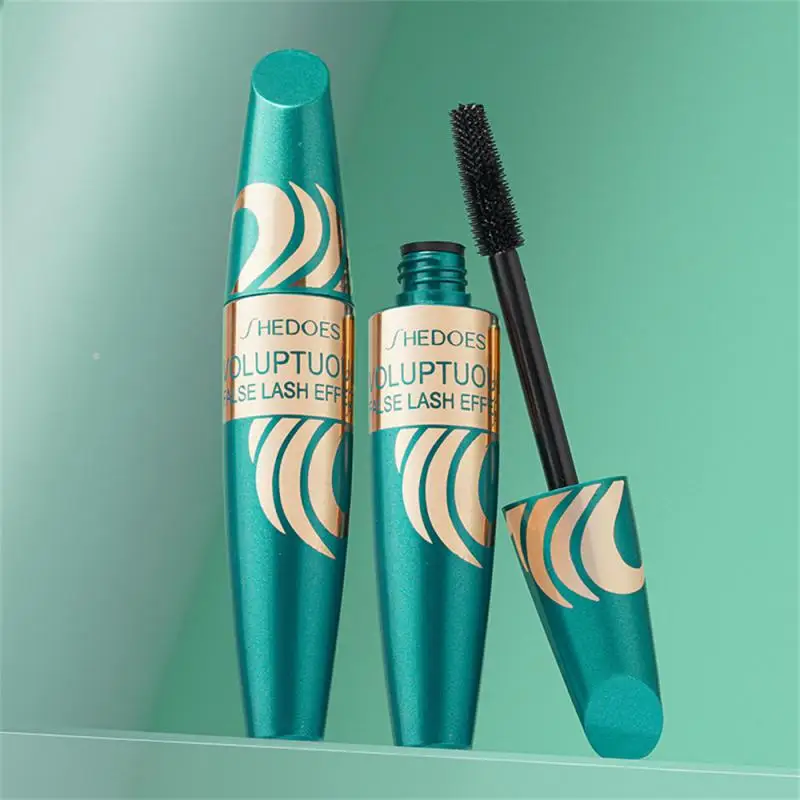 

Waterproof Mascara Gold Feather 4D Plump Styling Durable Waterproof Sweat-proof Thick Curled Non-blooming New Mascara