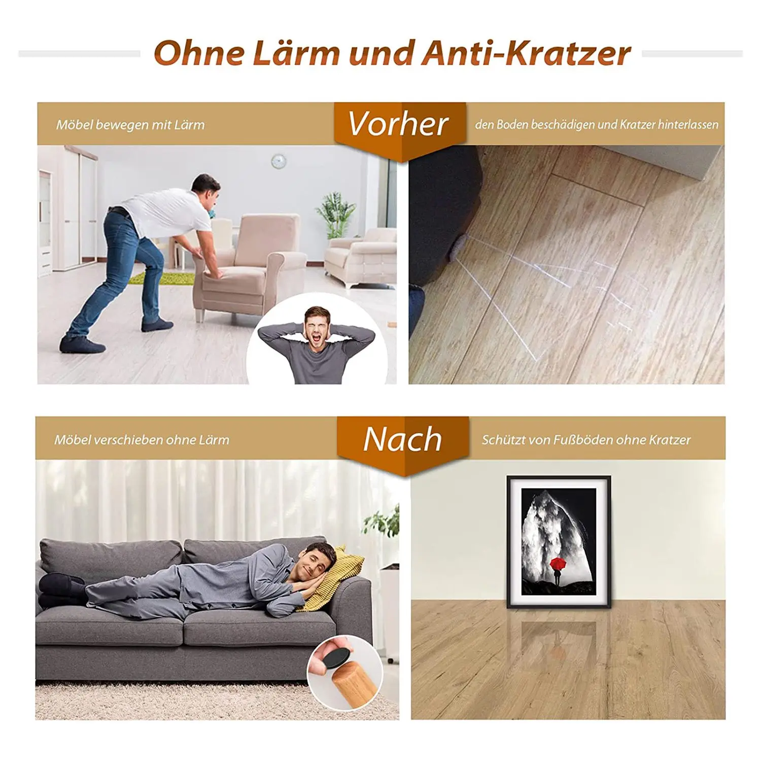 Самоклеящиеся фетровые ползунки 3 рулона фетровых планеров (100 х 10 см + 100 5 2 см) мм