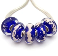 yg1852 5x 100 authenticity s925 sterling silver beads murano glassbeads beads fit european charms bracelet diy jewelry lampwork