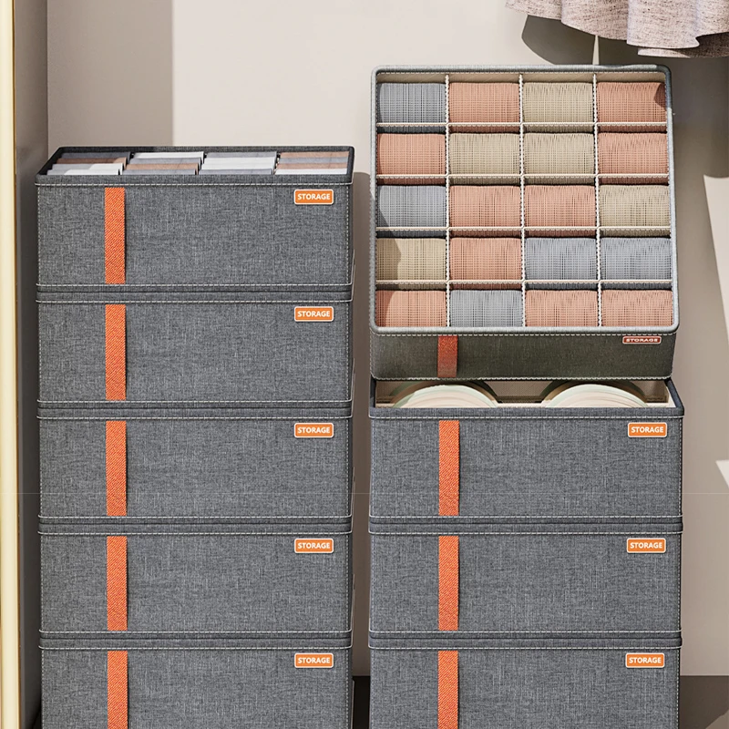 

Foldable Drawer Underwear Storage Bras Socks Underwear Clothes Compartment Storage Box Clothes Organizer Closet Organizers