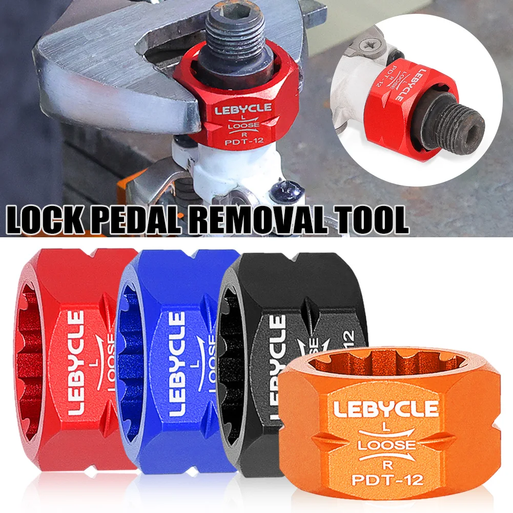 Bicycle Pedal Axle Spindle Removal Loosing Tool Aluminum Alloy Lock Bolt Pedal Disassembly Tools For Shimano Bike Accessories