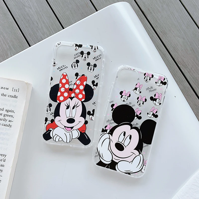 

Disney Mickey Minnie Mouse Phone Case for iPhone 11 12 13 mini pro XS MAX 8 7 6 6S Plus X XR Cover